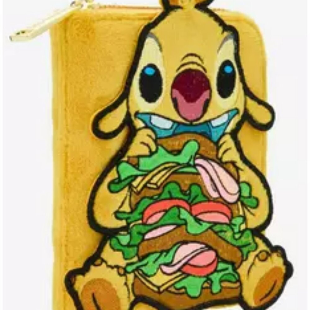 Loungefly Disney Lilo & Stitch Reuben Sandwich Wallet NWT - Picture 2 of 3